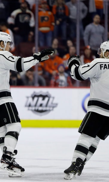 Toffoli leads Kings to shootout victory, ends Flyers’ streak